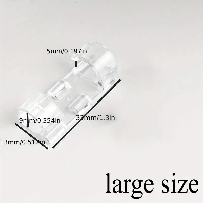Self-Adhesive Cable Management Clips for Desk and Home