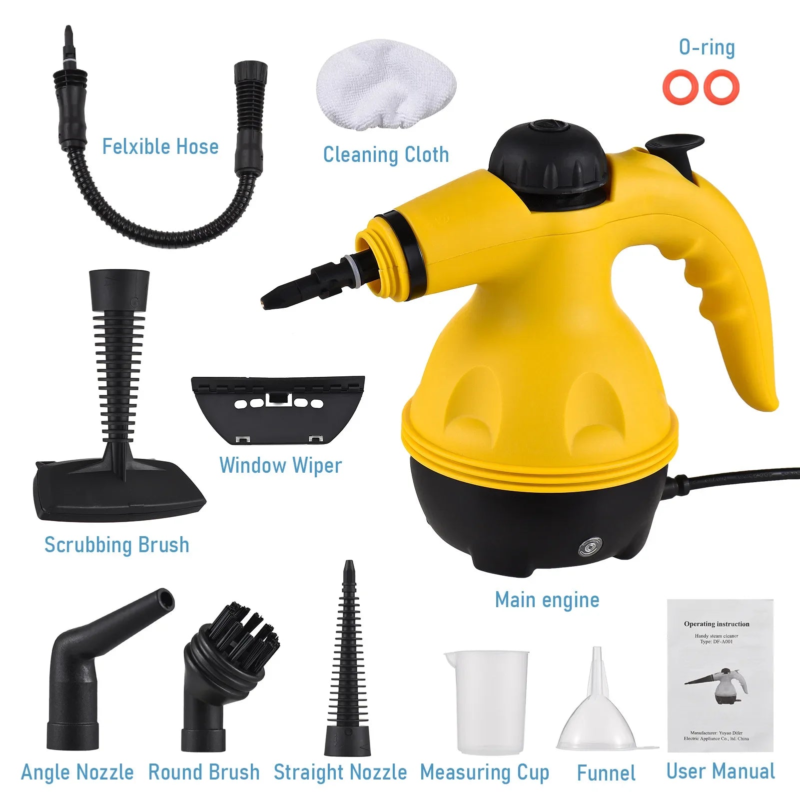 Handheld High-Pressure Steam Cleaner for Deep Home Cleaning