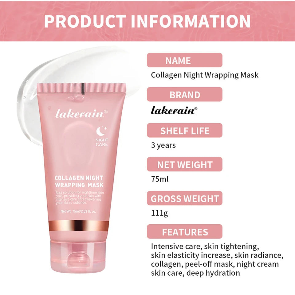 Collagen Peel-Off Night Wrapping Face Mask