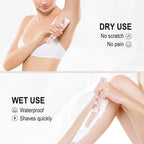 2-in-1 Waterproof Electric Shaver for Face and Body