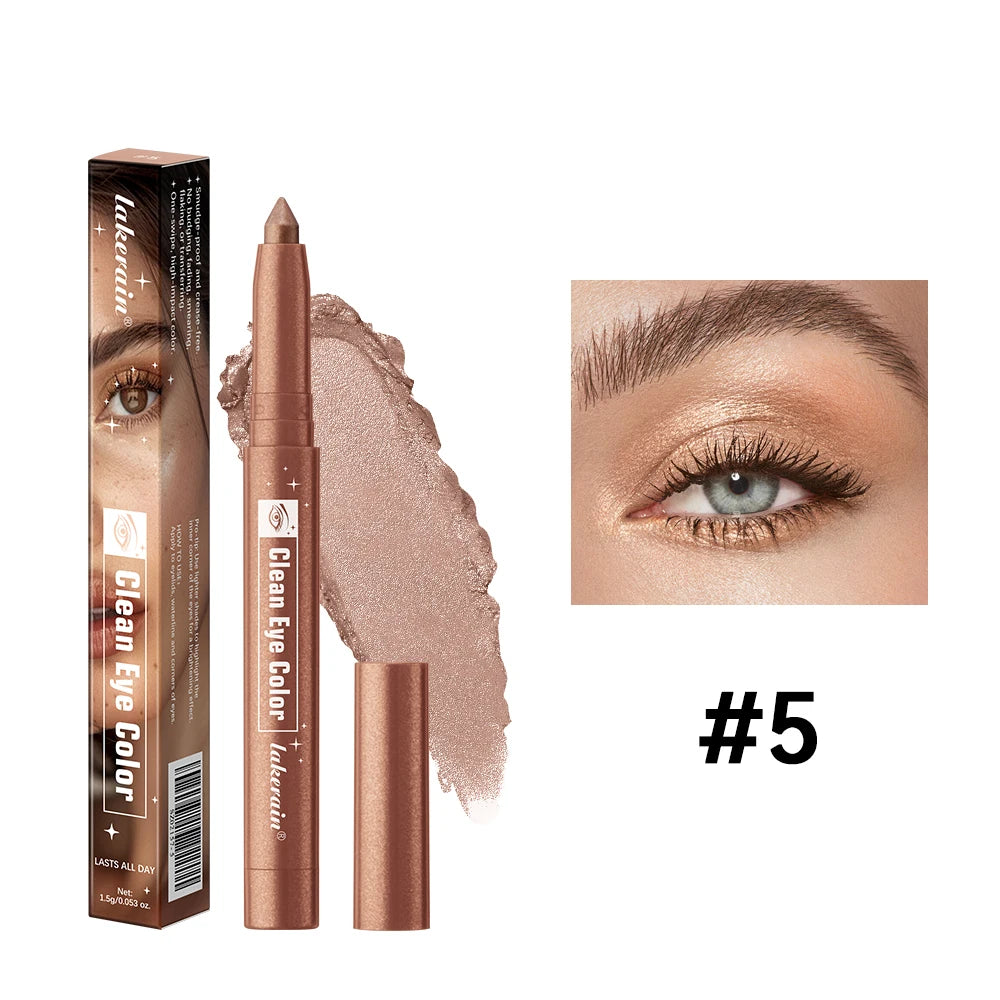 Creamy Eyeshadow Stick for Long-Lasting Shimmer Eye Makeup - 24