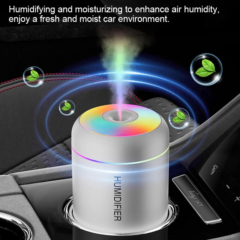Portable Mini USB Desktop Air Humidifier with LED Light