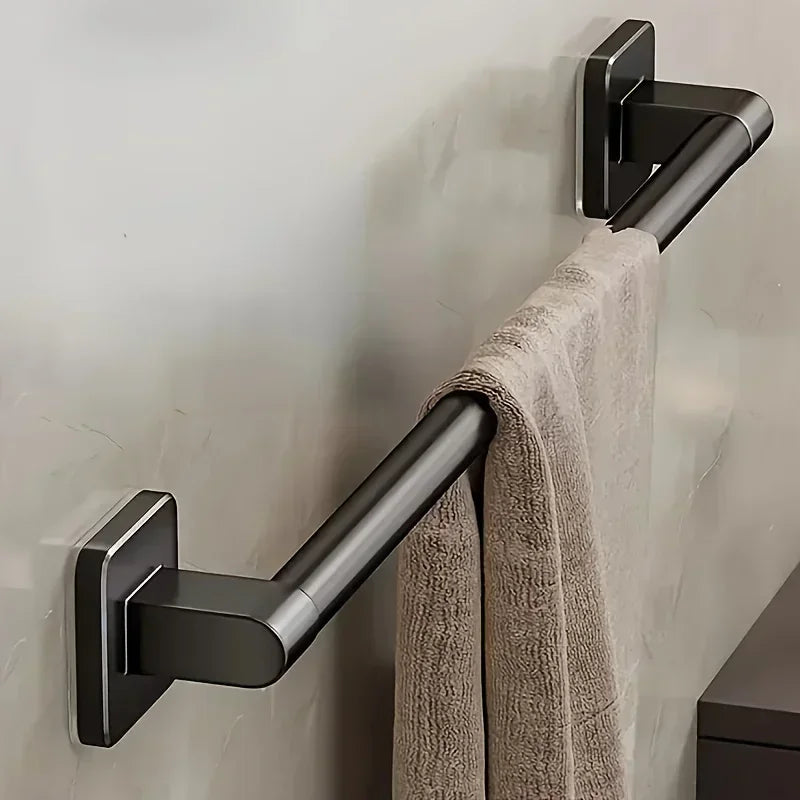 Wall Mounted Adhesive Towel Rack for Bathroom and Kitchen - 5