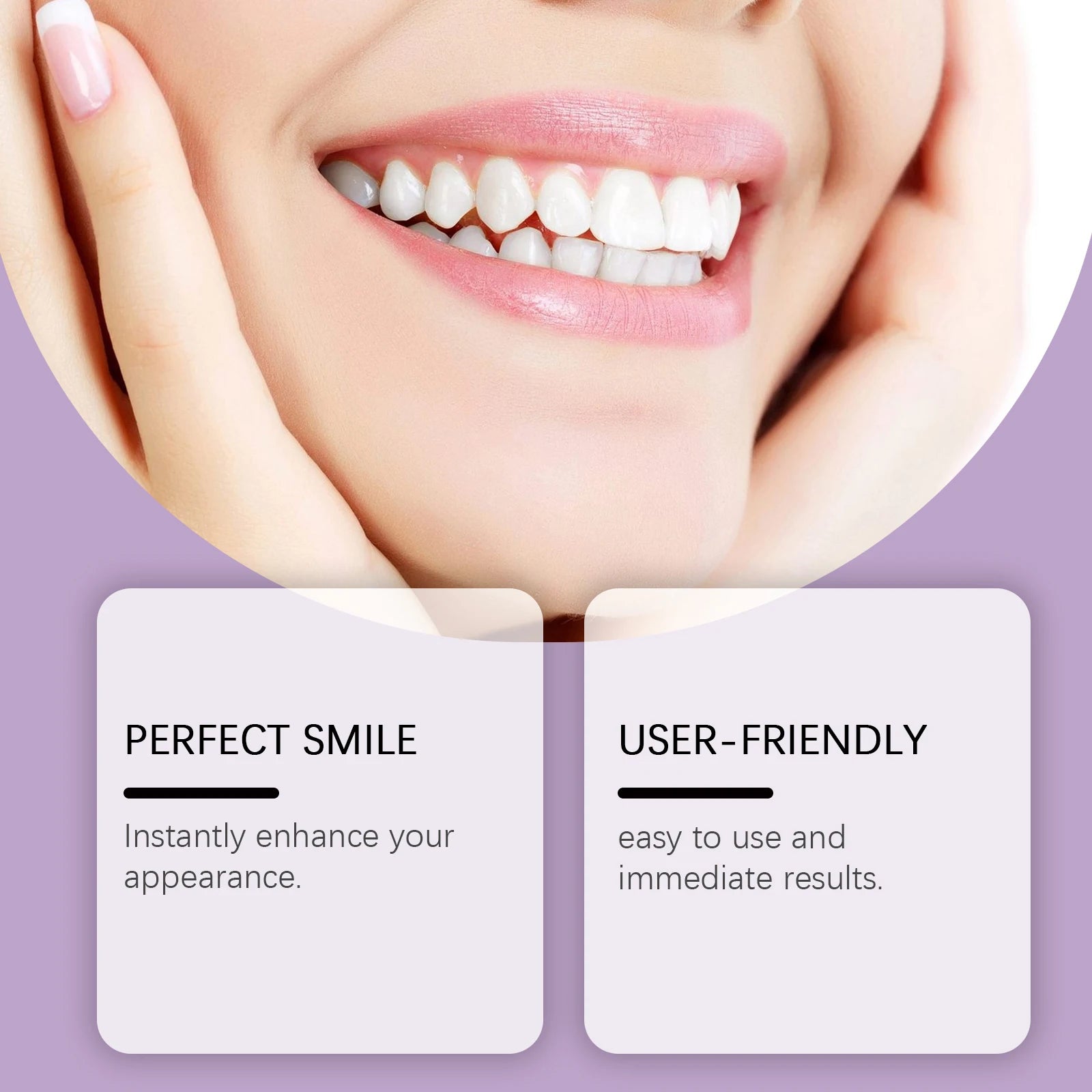 Cosmetic Silicone Denture Set for Natural Smile - 8