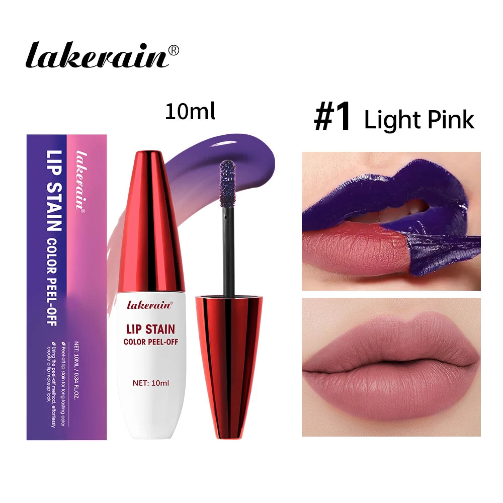 Waterproof Peel-Off Matte Lip Stain Tint - 22