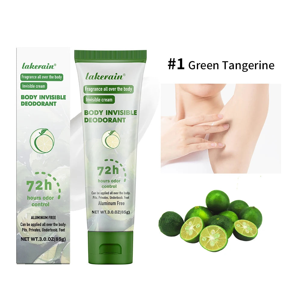 Long-Lasting Invisible Full Body Deodorant Cream - 18