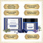 Moroccan Blue Nila Face Mask Powder for Brightening and Exfoliation