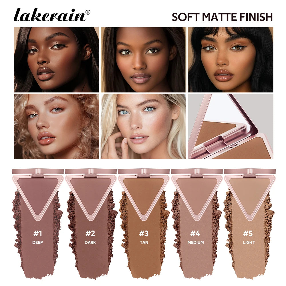 Matte Bronzer Powder for Face Contouring - 3
