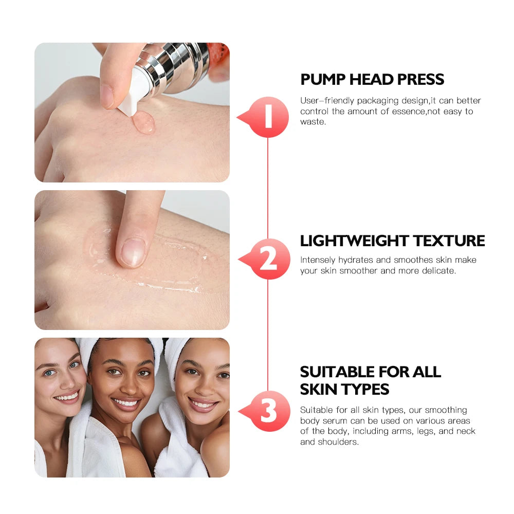Smoothing Hydrating Body Serum for Radiant Skin