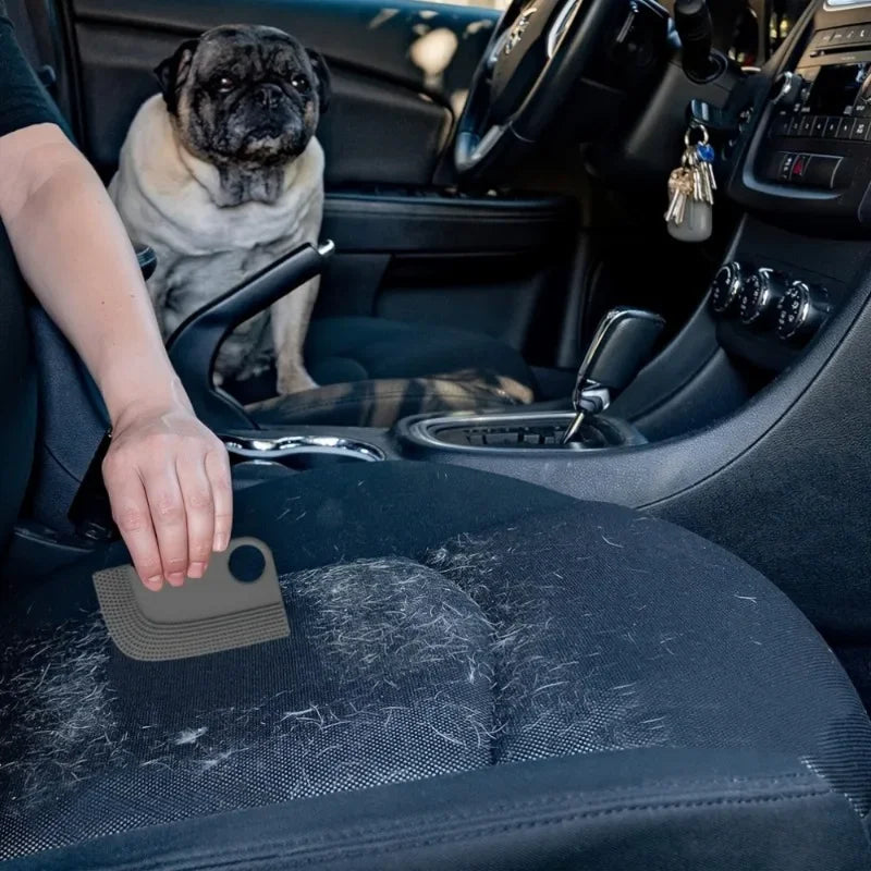 Portable Pet Hair Remover Tool for Car Interiors and Furniture - 1