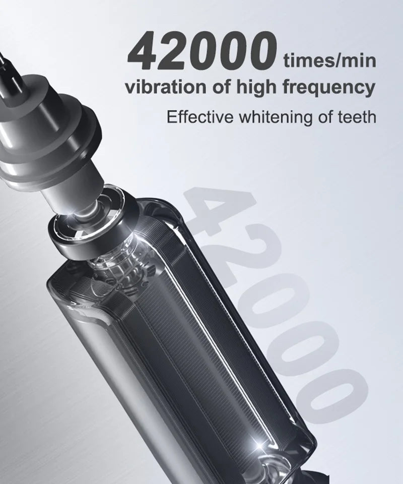 Rechargeable Sonic Electric Toothbrush with 8 Brush Heads
