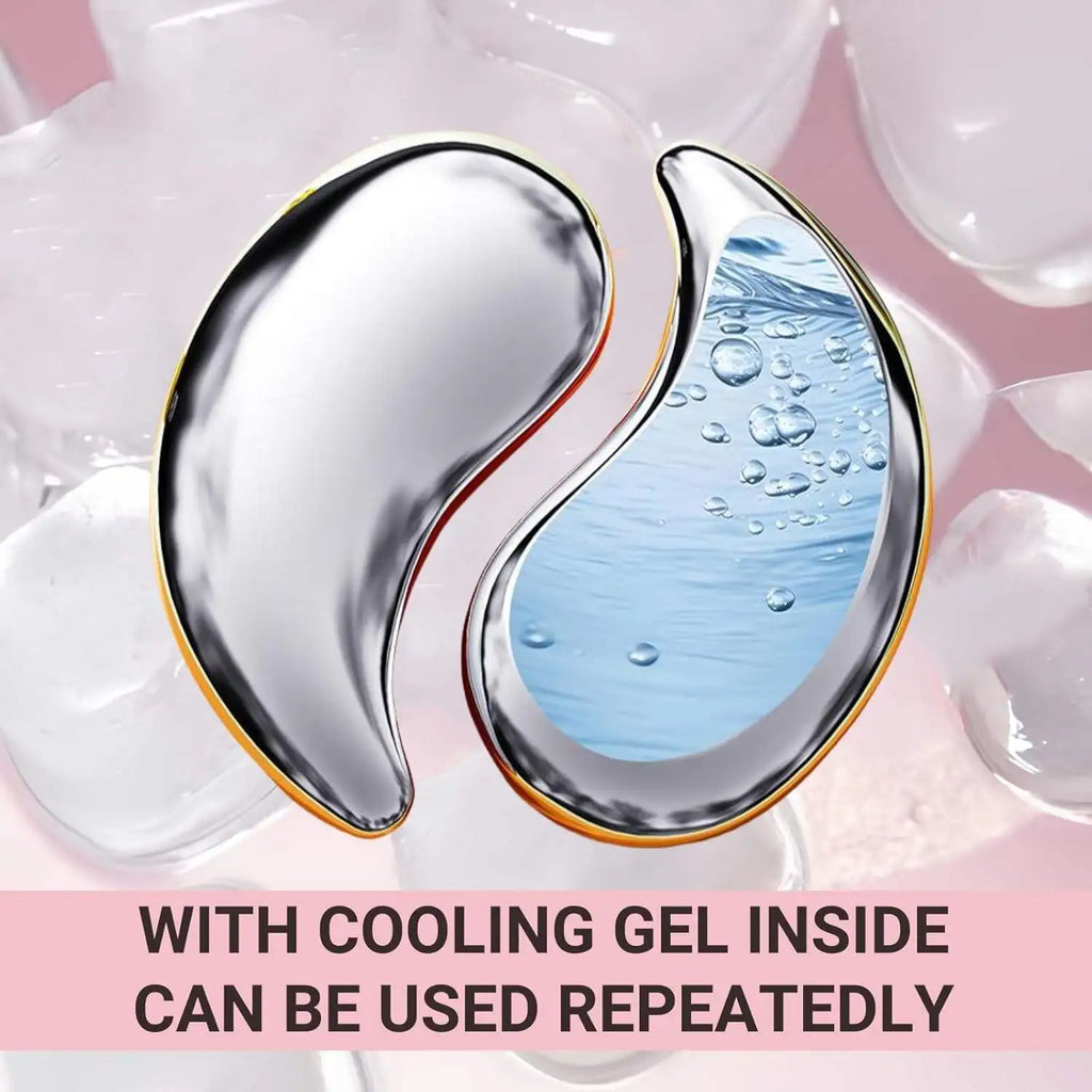 Reusable Stainless Steel Cooling Eye Pads for Puffiness