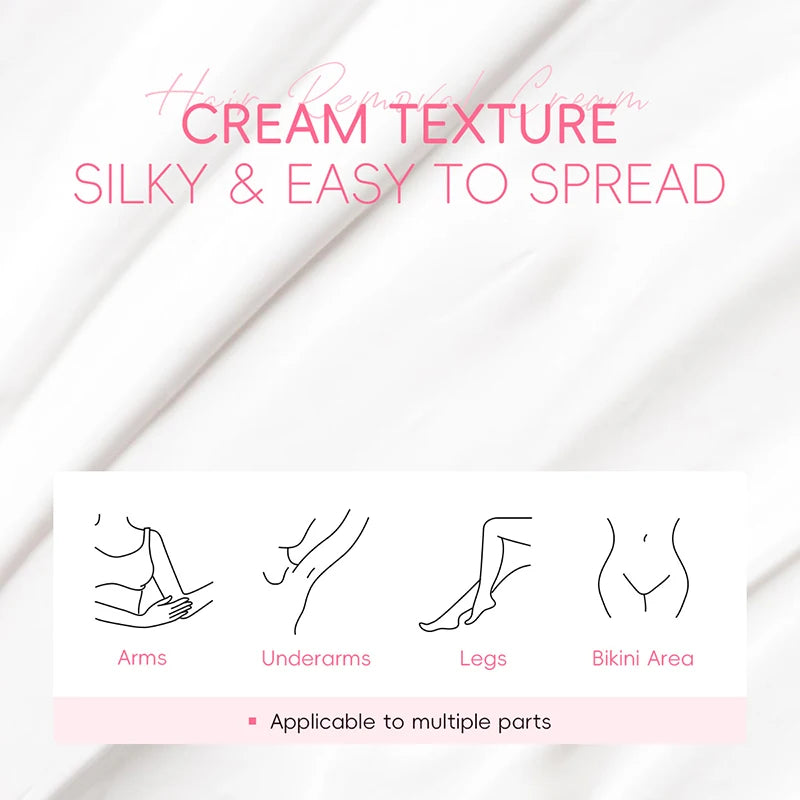 Painless Gentle Hair Removal Cream for Body and Intimate Areas