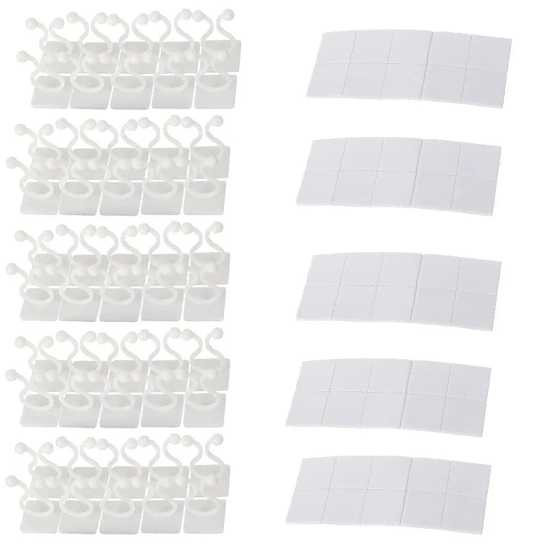Self-Adhesive Wall Clips for Climbing Plants and Vines