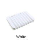 Self-Draining Silicone Soap Dish and Sponge Holder