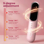 Fast-Heating Cordless Ionic Hair Straightener Brush