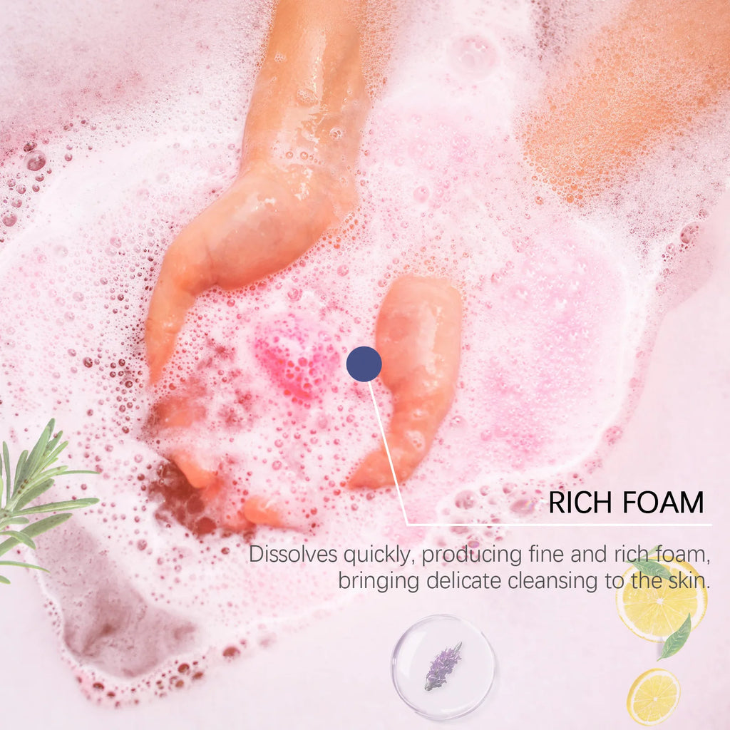 Relaxing Aromatherapy Bath Bomb Set for Skin Moisturizing
