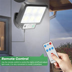 Solar Powered Outdoor Motion Sensor Security Wall Light