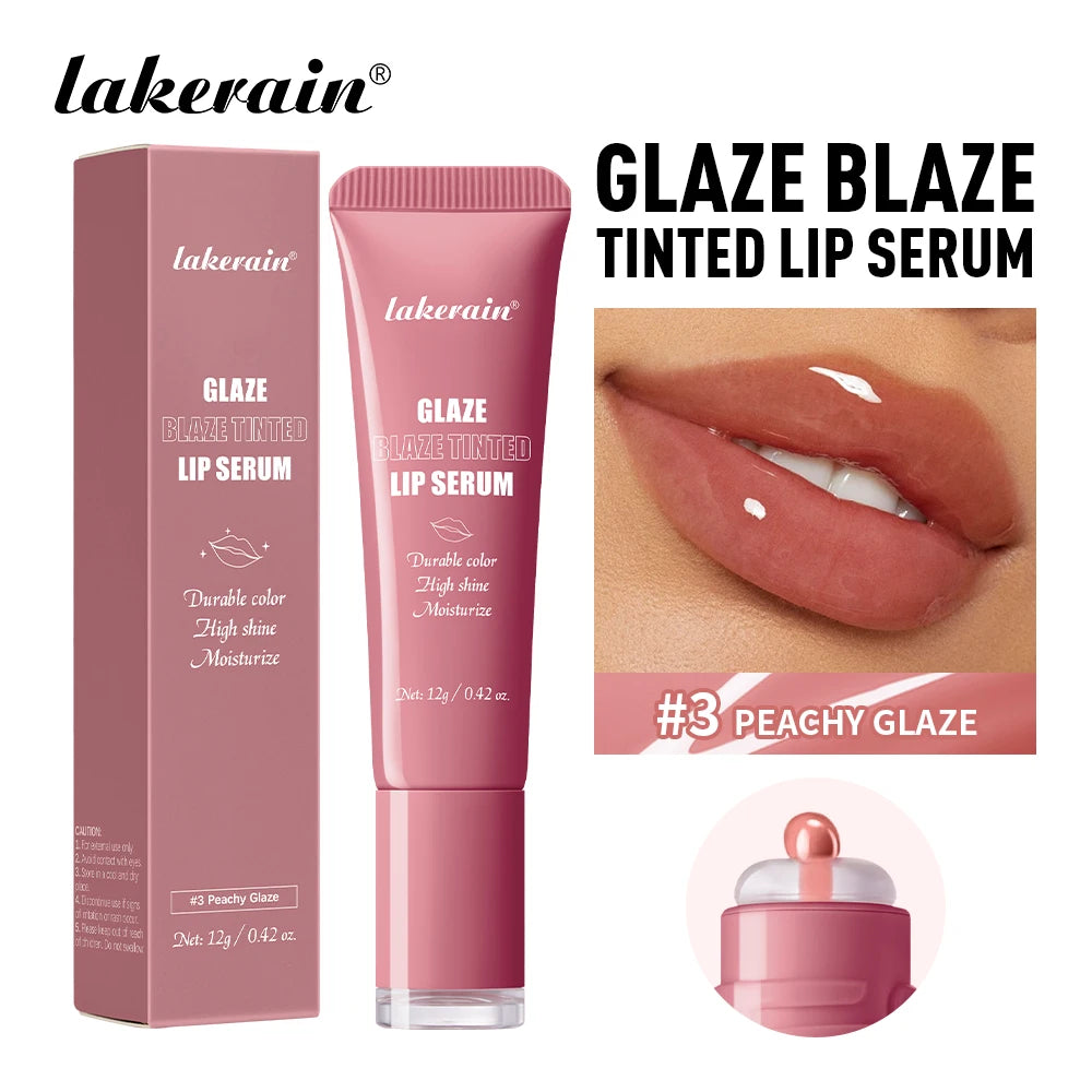 Hydrating Tinted Lip Serum for Glossy Plump Lips - 18