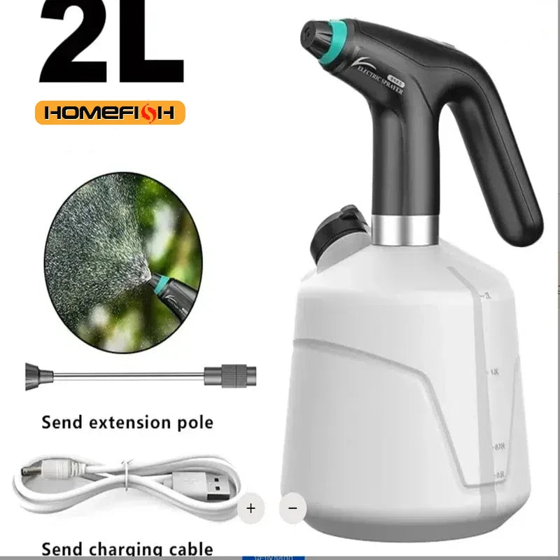 2L Portable Electric Garden Sprayer for Plants and Cleaning