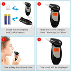 Digital Portable Alcohol Breathalyzer Tester