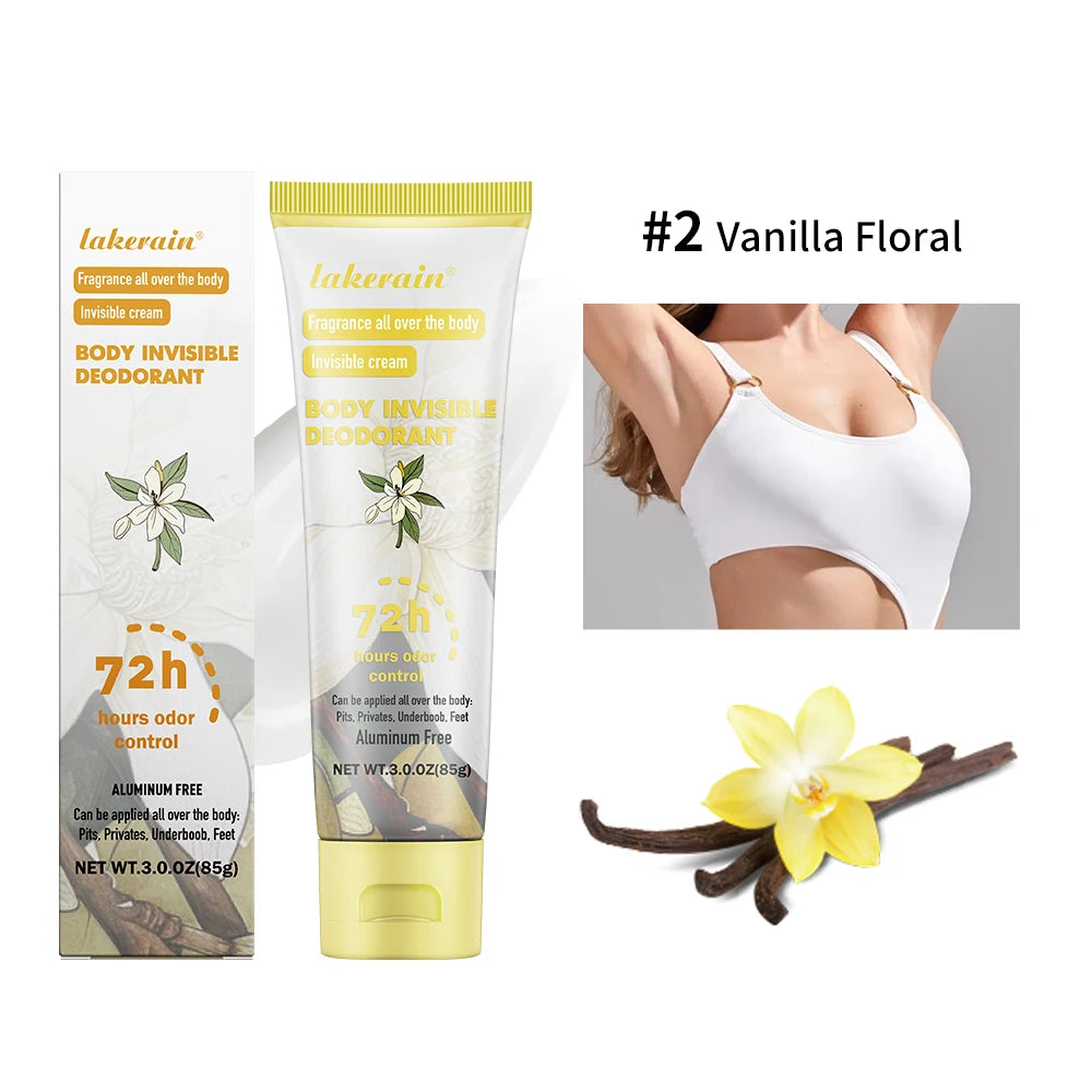 Long-Lasting Invisible Full Body Deodorant Cream - 19