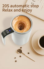 Automatic Self-Stirring Temperature Display Mug