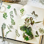 40-Piece Floral Sticker Set for Scrapbooking and Journaling