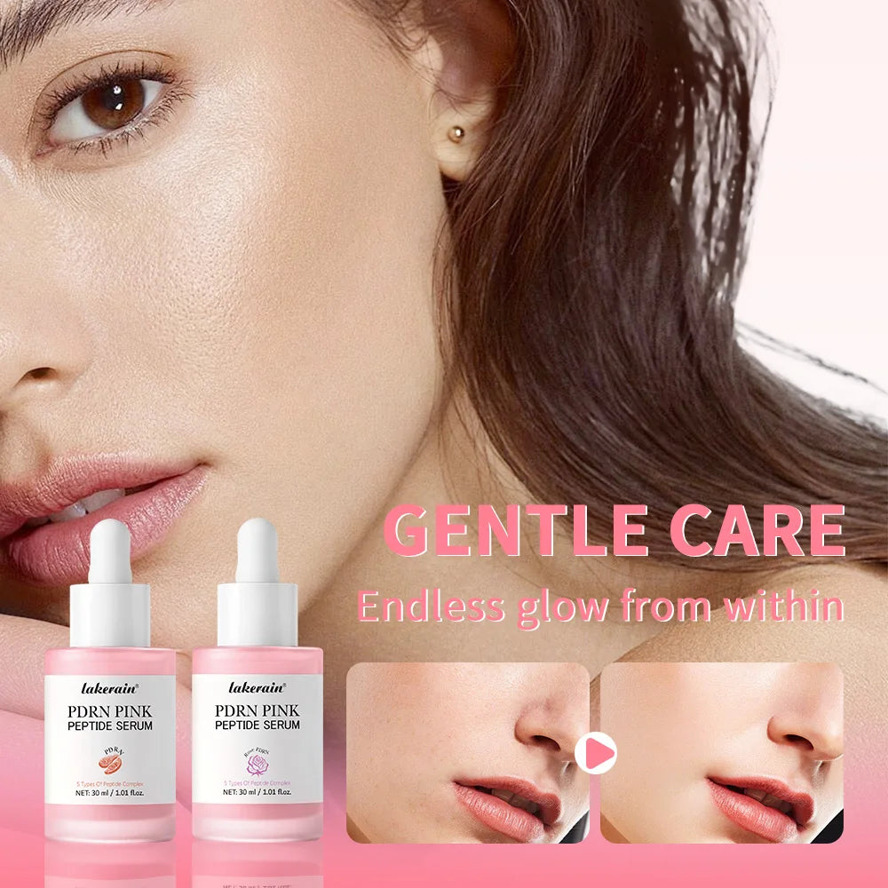 Salmon PDRN Pink Peptide Facial Serum for Glass Skin Glow - 3
