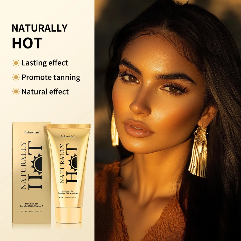 Hot Tanning Accelerator Cream for Smooth Natural Glow - 5