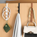 Over-the-Door Multi-Hook Organizer for Bags and Hats