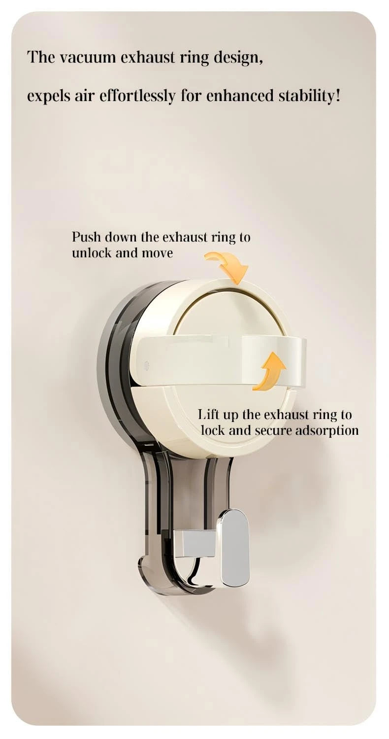Heavy Duty Vacuum Suction Cup Wall Hook - 10