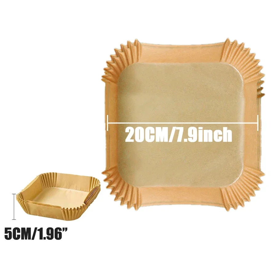 Disposable Non-Stick Air Fryer Parchment Paper Liners