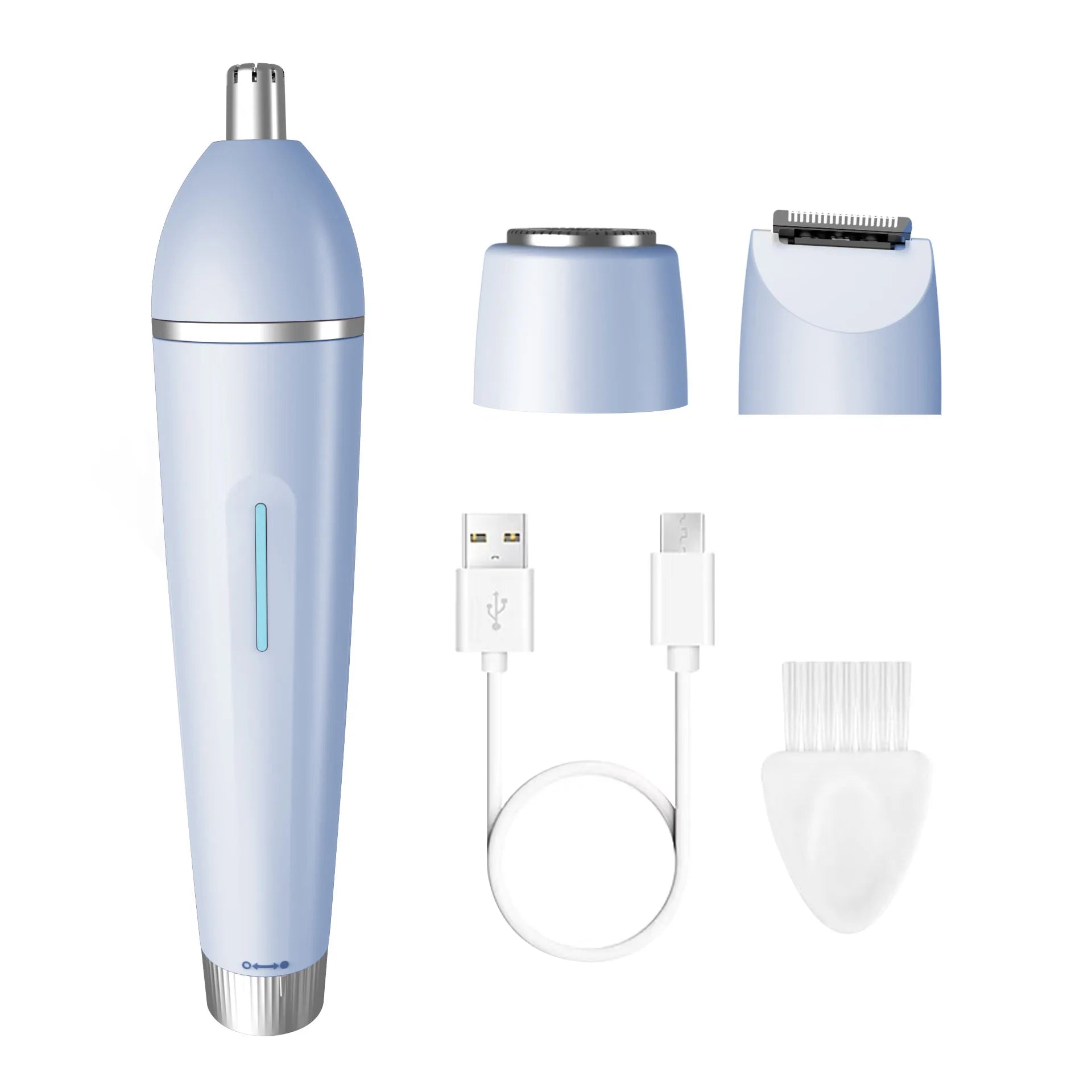 3-in-1 Waterproof Electric Shaver and Bikini Trimmer for Women - 18