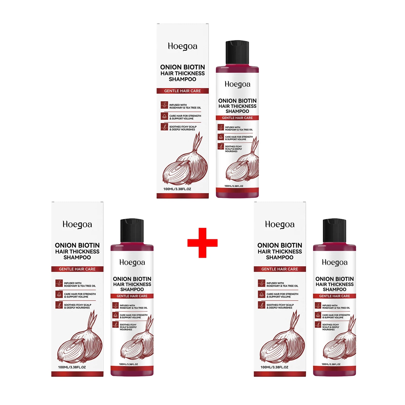 Onion and Biotin Volumizing Hair Growth Shampoo - 20