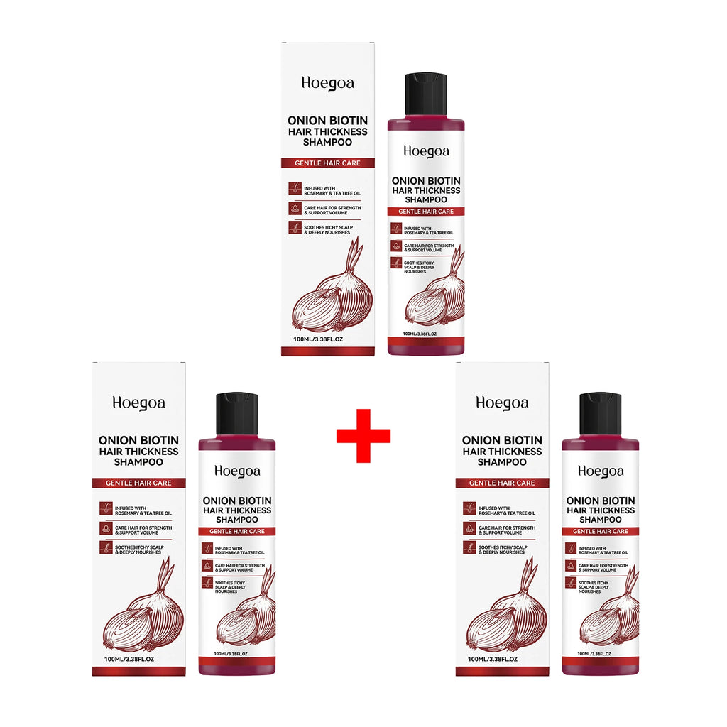 Onion and Biotin Volumizing Hair Growth Shampoo
