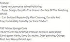 Conical Car Wheel Polishing Sponge for Drills