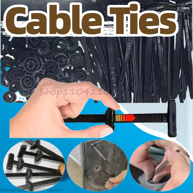 Adjustable Nylon Car Fastener Cable Ties for Automotive Panels