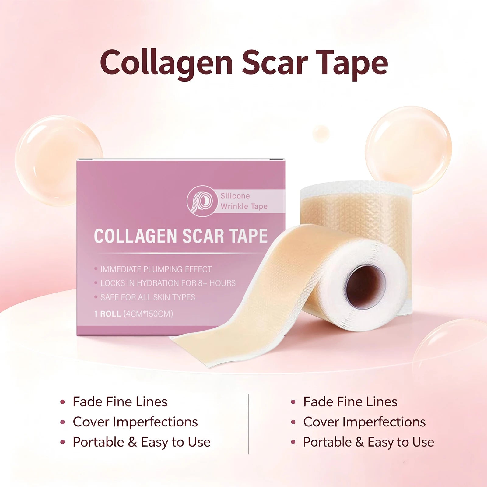 Silicone Collagen Scar and Wrinkle Tape - 2