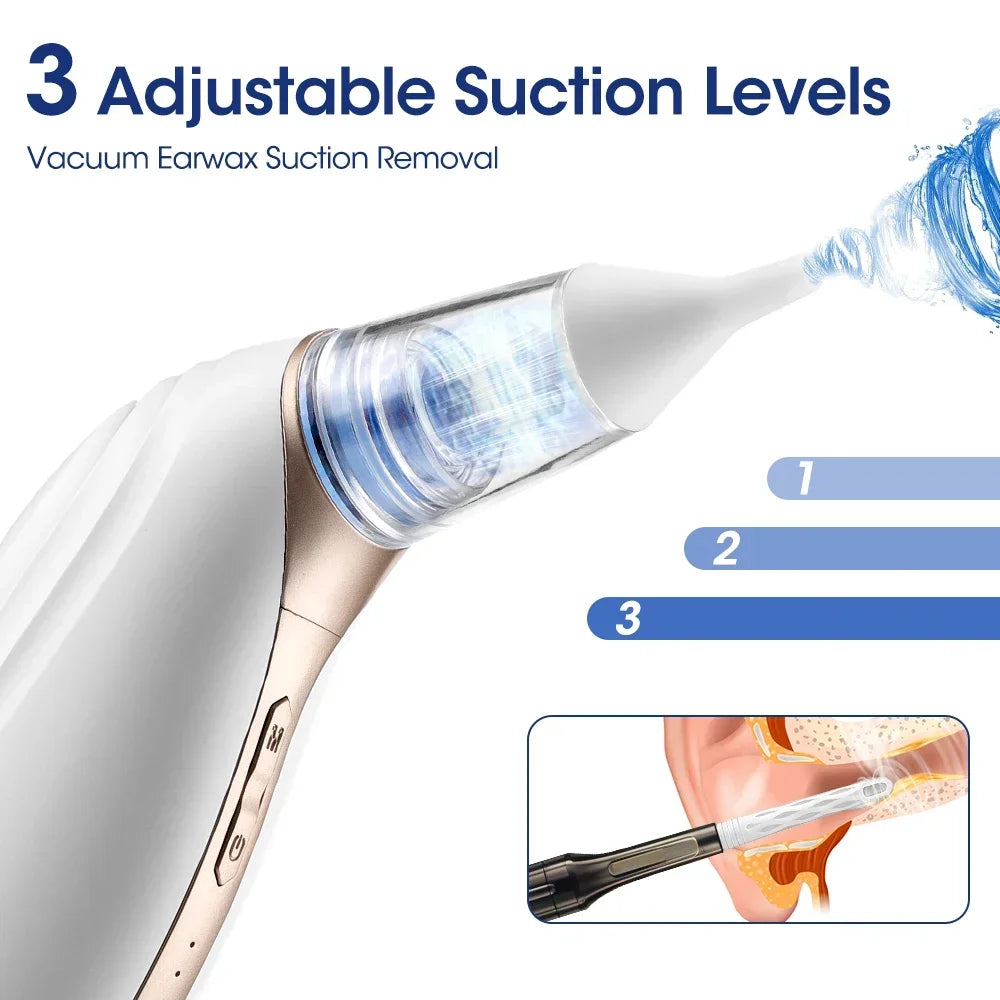 Electric Vacuum Earwax Removal Tool for Adults and Children - 3