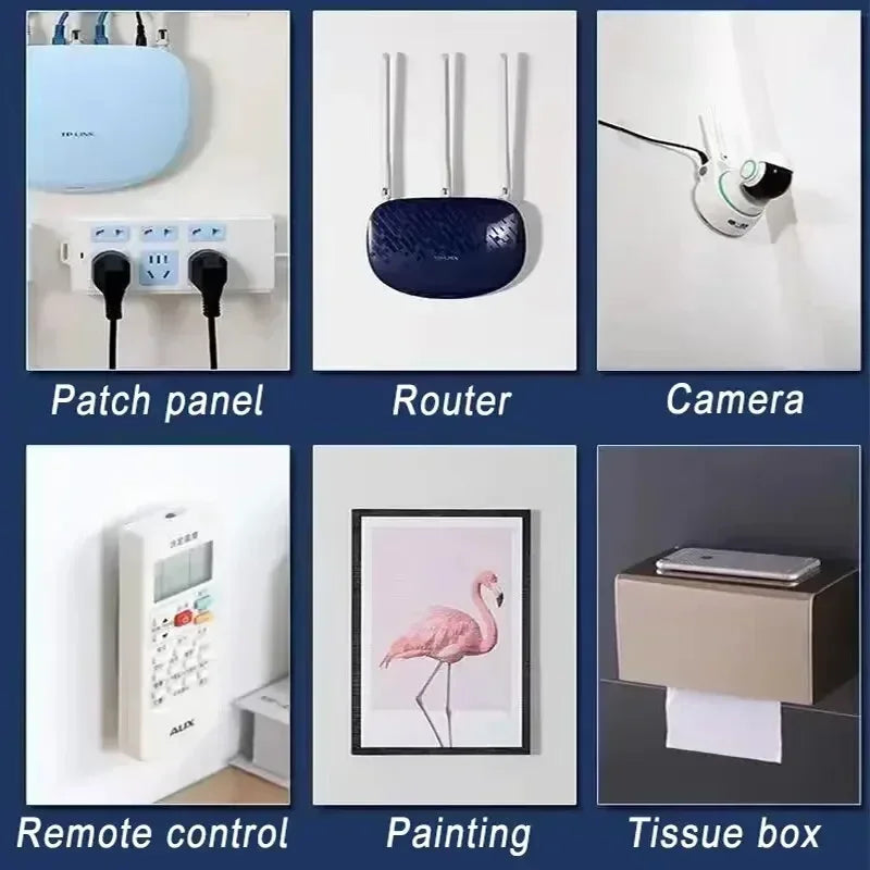 Double-Sided Adhesive Wall Hooks for Storage
