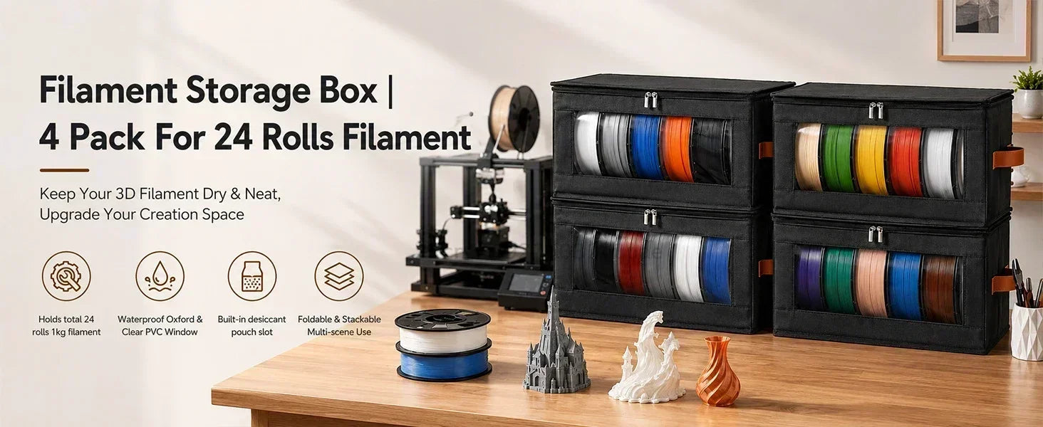 Dustproof 3D Printer Filament Storage Organizer Bag