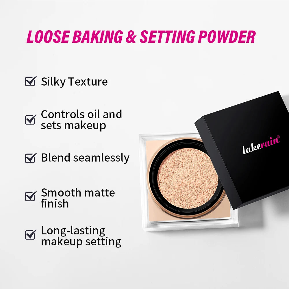 Matte Finish Oil Control Loose Baking and Setting Powder