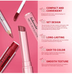 3-in-1 Waterproof Lip Liner, Lipstick, and Gloss Makeup Kit