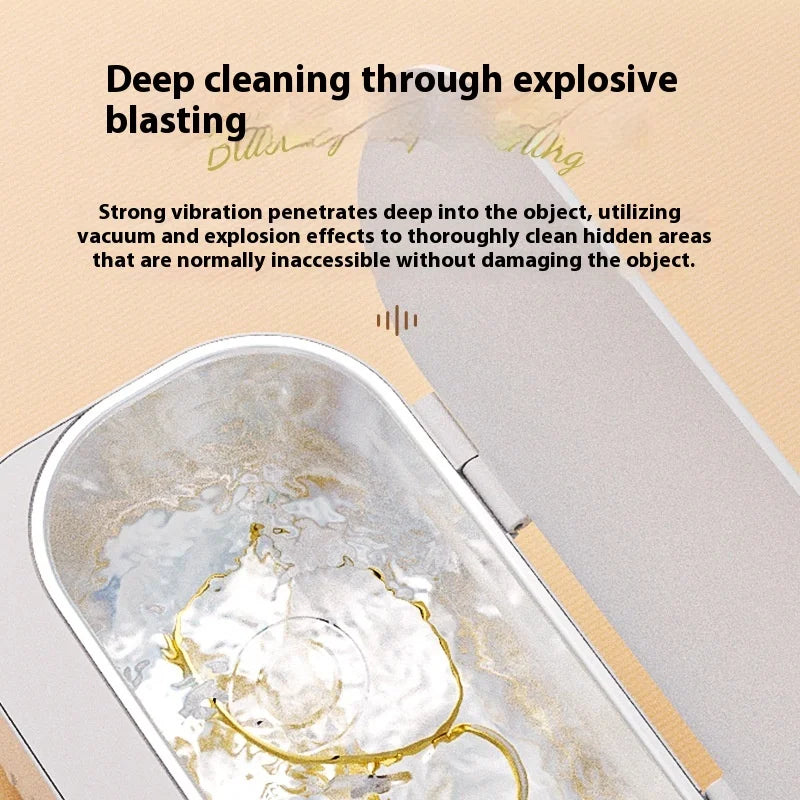 Portable Ultrasonic Jewelry and Glasses Cleaner