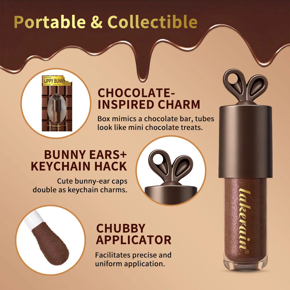 Deep Moisturizing Chocolate Shimmer Lip Gloss