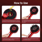Electric Scalp Massage Comb with Serum Applicator for Hair Growth