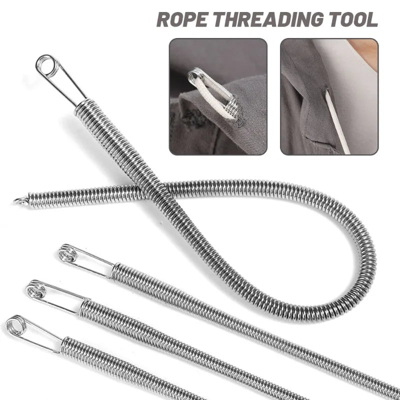 Flexible Spring Drawstring Threader for Sewing and Crafts - 7