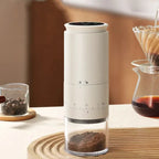 Portable Electric Coffee Burr Grinder with Adjustable Settings
