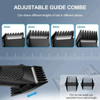 Electric Waterproof Body and Groin Hair Trimmer for Men